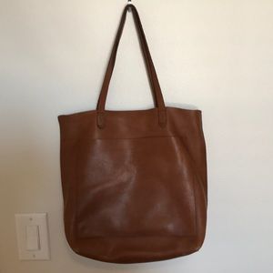 Madewell Brown Leather Medium Tote